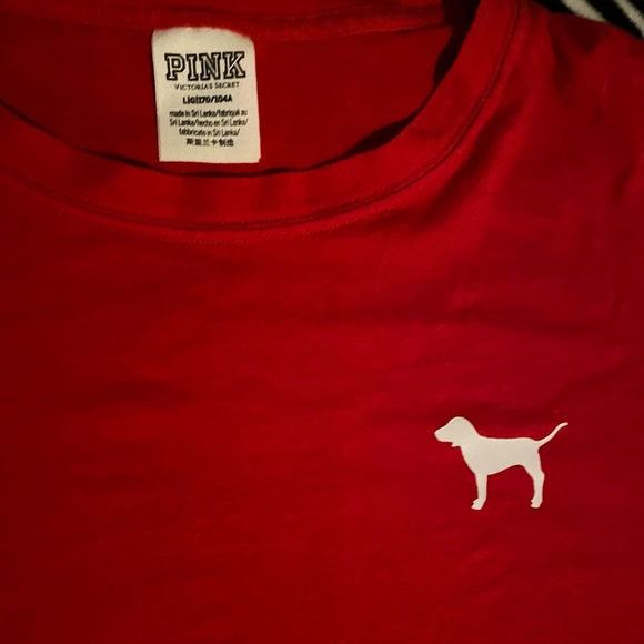 VS Pink long sleeve tee size large - Picture 2 of 3